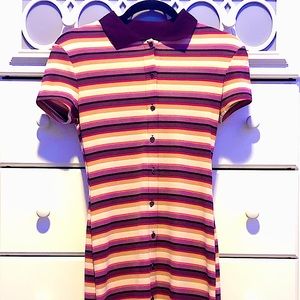 Wild Fable XS striped skin tight dress
